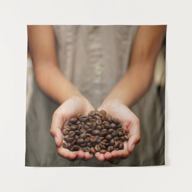 Tapete De Parede Coffee coffee beans aroma roasted (Frente)
