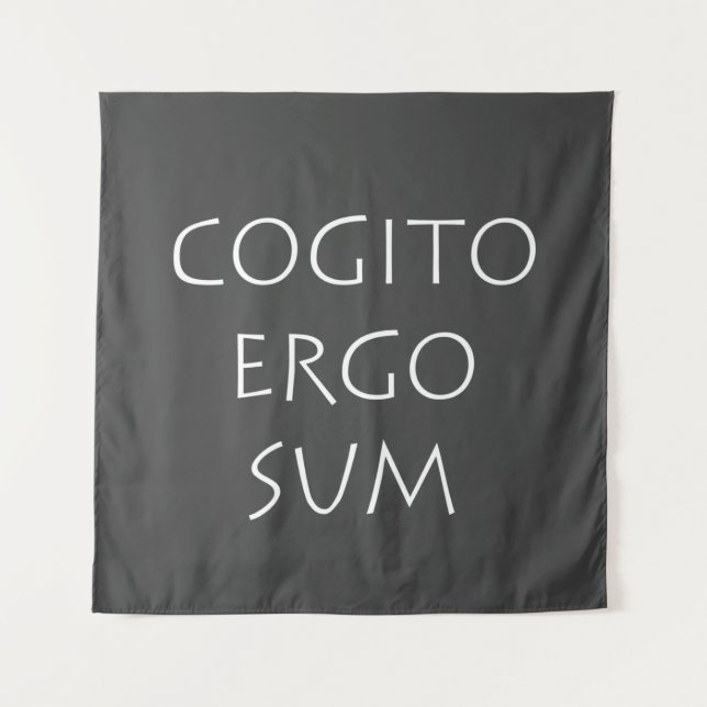 Tapete De Parede Cogito ergo sum (Frente)