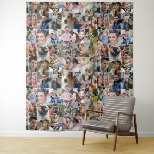 Tapete De Parede Colagem de Fotos da Família Personalizada 24 Peças