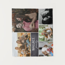 Tapete De Parede Colagem de Fotos de Reunião de Família em Quadro N