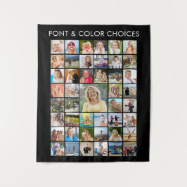 Tapete De Parede Colagem de Fotos Simples Minimalista 45 Personaliz