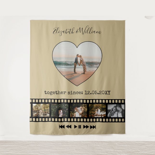 Tapete De Parede Colagem de Seis Fotos de Filme Inspirador (Frente)