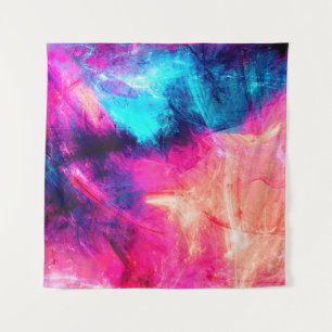 Tapete De Parede Cold multicolor beautiful futuristic pattern. Abst