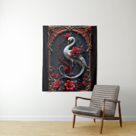 Tapete De Parede Coleção de Noivas Cisne Branco Elegante