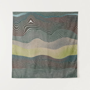 Tapete De Parede Colinas naturais: Padrão de paisagem