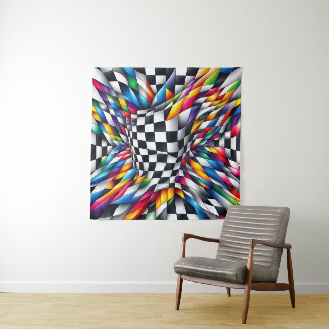 Tapete De Parede Color Vortex & Illusion (In Situ)