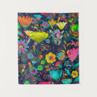Colorful botanical pattern