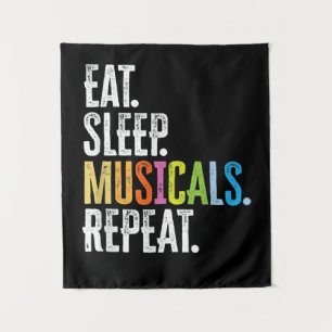 Tapete De Parede Comer Dormir Musicais Repetir Ator Atriz Cantor