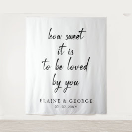 Tapete De Parede Como é doce o retrato fotográfico de casamento