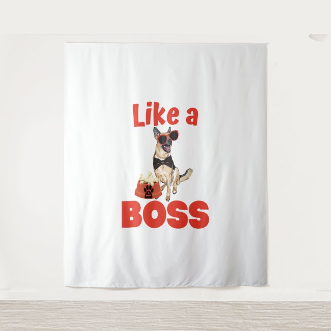 Tapete De Parede Como Um German shepherd Chefe (Frente)