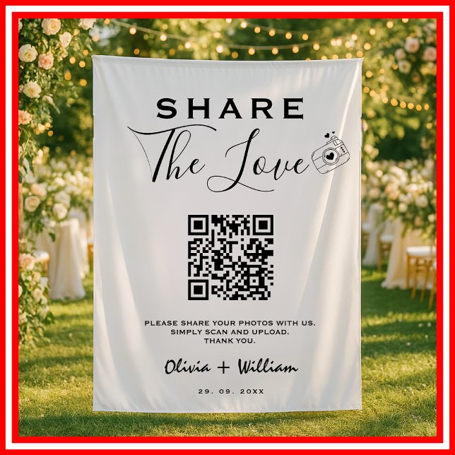 Tapete De Parede Compartilhe O Plano De Casamento Do Código QR Mode (Criador carregado)