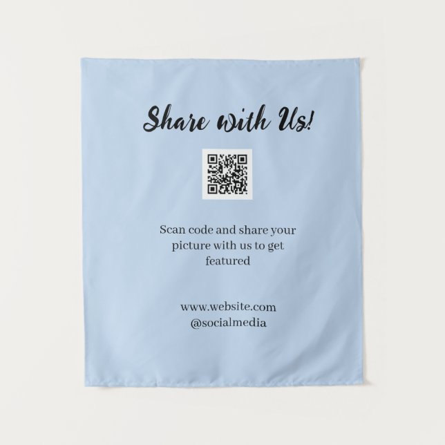 Tapete De Parede Compartilhe sua imagem digitalize código QR adicio (Frente)