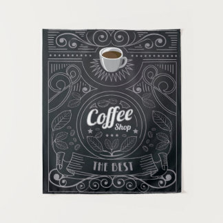 Tapete De Parede Compro de café em branco