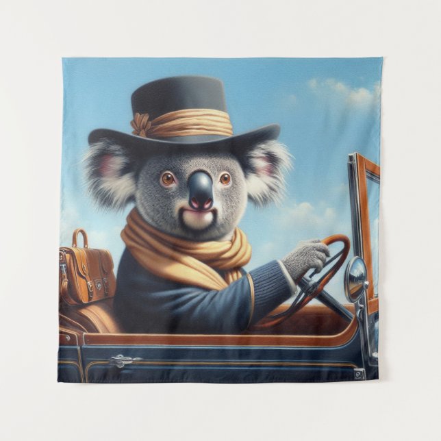 Tapete De Parede Condução De Koala (Frente)