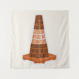Tapete De Parede Cone Orange Taraffic cone