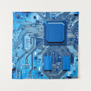 Tapete De Parede Conselho de circuito eletrônico fechado. circuito,