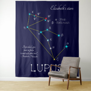 Tapete De Parede Constelação do Hemisfério Sul Lupus