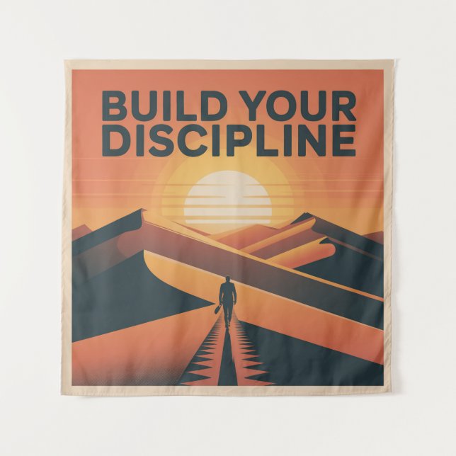Tapete De Parede Construa Sua Disciplina (Frente)
