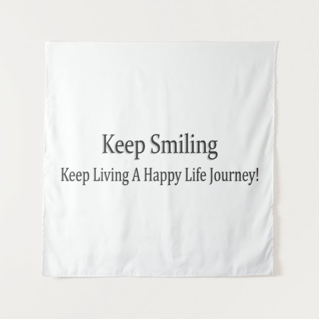 Tapete De Parede "Continue sorrindo" Design. Comprar Agora (Frente)