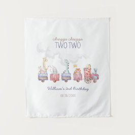 Tapete De Parede Convite de Aniversário do Trem de Brinquedo Todos