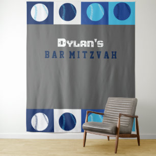 Tapete De Parede COOL BASEBALL Bar Mitzvah Foto Op Fundo