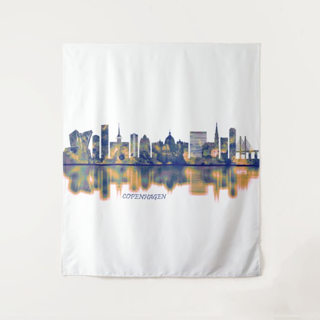 Tapete De Parede Copenhagen Skyline (Frente)