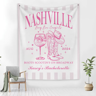 Tapete De Parede Coquetel Nashville Bachelorette Rodeo Personalizad