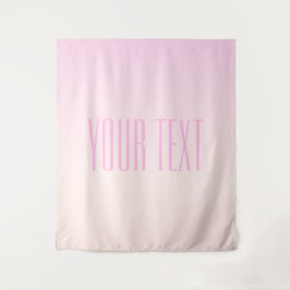 Tapete De Parede Cor de rosa para mascar o sol com texto personaliz