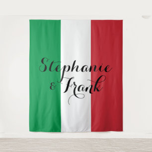 Tapete De Parede Cores da Bandeira Italiana Casamento