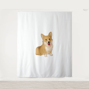 Tapete De Parede Corgi sorridente