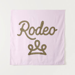 Tapete De Parede Coroa de Tiara Country Western Princesa de Rodeio
