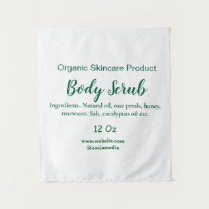 Tapete De Parede Corpo natural verde orgânico esfregar manteiga adi