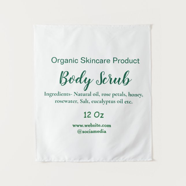 Tapete De Parede Corpo natural verde orgânico esfregar manteiga adi (Frente)