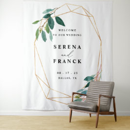 Tapete De Parede Cortina de Fundo de Casamento com Vegetação Person