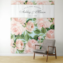 Cortina de Fundo de Casamento Shabby Chic para Fot