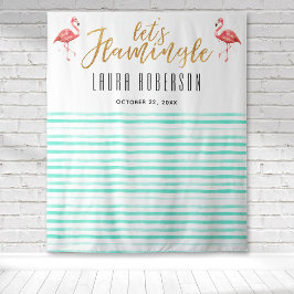 Tapete De Parede Cortina de Fundo para Chá de Panela de Noiva Rosa 