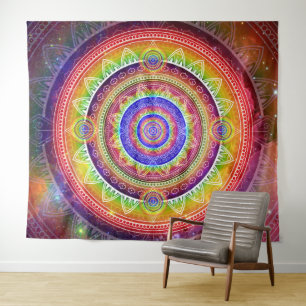 Tapete De Parede Cósmica Journey Mandala