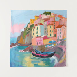 Tapete De Parede Costeira italiana Amalfi Itália Mediterrâneo