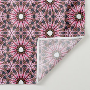 Tapete De Parede Costurado Boho de Pena Rosa
