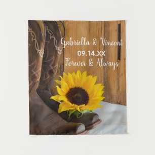 Tapete De Parede Country Sunflower Western Wedée Keepsaoket