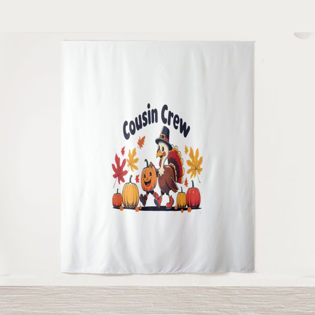 Tapete De Parede Cousin Crew Pumpkin (Frente)