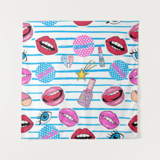 Tapete De Parede Crachá de desenho: pop.