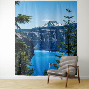 Tapete De Parede Crater Lake // Incríveis visualizações do Parqu