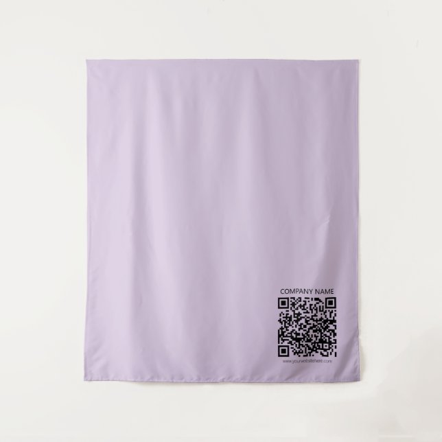 Tapete De Parede Create a QR Code | Pale Lavender Violet (Frente)