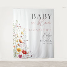 Criança em Flor Bebê em Flor Fundo para Chá de Beb