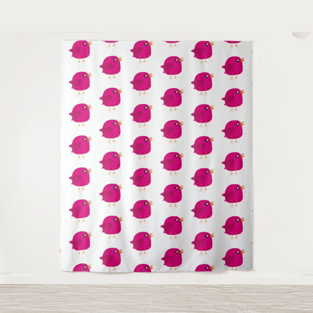 Tapete De Parede Crianças, passarinho fofo (Frente)