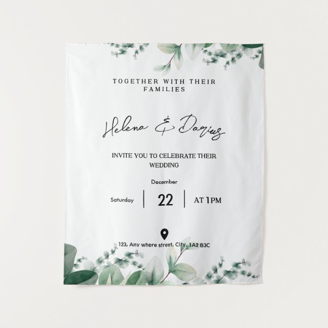 Tapete De Parede Crie o seu verde (Frente)