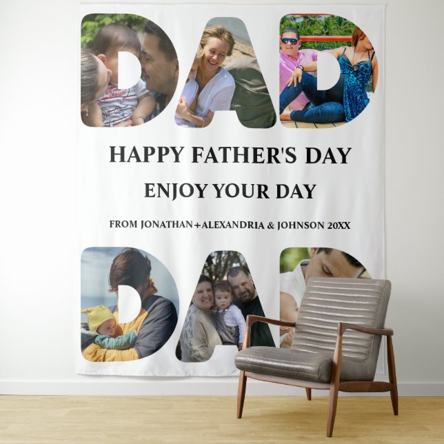 Tapete De Parede Crie sua própria colagem de fotos do dia de os pai (In Situ)