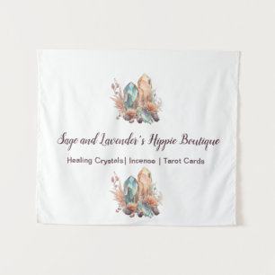 Tapete De Parede Cristais e Flores