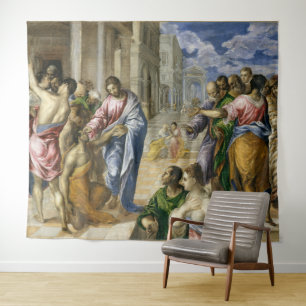 Tapete De Parede Cristo Curando o Cego El Greco